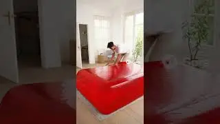 He Walked In and Jumped on a Giant Jelly Bed &mdash; Most Realistic Satisfying Video Ever!