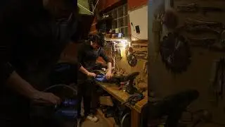 Regluing with an angle grinder 2