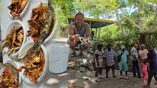 Epic adventure hunting fish and crabs cooking  for subscribers 😋