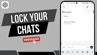 How to Lock Chat in ChatGPT | Keep Your Conversations Private