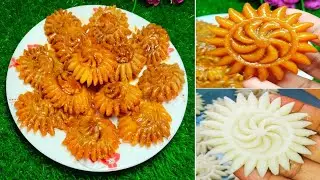মাত্র ১কাপ শুকনো চালের গুড়া দিয়ে সবচেয়ে সহজ মিনি নকশি পিঠা | Nakshi Pitha Recipe | Mini Nokshi Pitha
