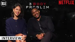 3 Body Problem - Eiza Gonz&aacute;lez & Jovan Adepo on freezing cold on-set fun with Netflix's new show
