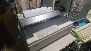 The sound of the Dot Matrix Printer Epson LX-300+II