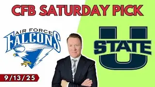 Air Force vs Utah State - College Football Pick l Saturday 9/13/25 l Vernon&rsquo;s Best CFB Bets & Picks