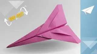 How to make a Best Paper Jet Airplane | Best paper Airplane Fly Far or not let's Try