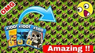 500 Max Giant Cannon VS Max 1000 Barbarian, 100 Super Pekka, 500 Giant Skeleton | COC private server