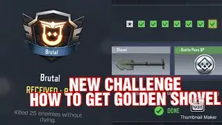 *NEW* HOW TO GET GOLDEN SHOVEL | HOW TO GET BRUTAL MEDAL | CALL OF DUTY MOBILE
