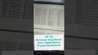 SOL 5th Semester Study Material Home Delivery Update 29 August #sol #studymaterial #books #bcom
