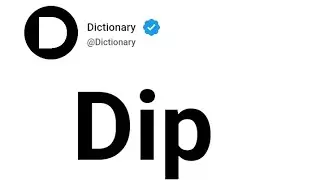 Dip Meaning In English