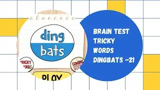 Brain Test: Tricky Word DINGBATS - 21 || Walkthrough Gameplay || #shorts