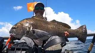 Kayak Fishing for Black Drum in the Choctawhatchee Bay near Destin Florida