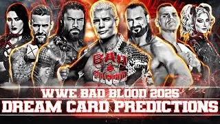 Прогнозы Dream Card для WWE Bad Blood 2025