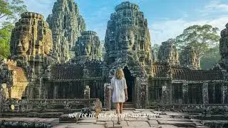 Smile of Stones 🎶 Angkor Wat Temple | Bayon Temple | Ta Prohm Temple | Khmer ancient Temple
