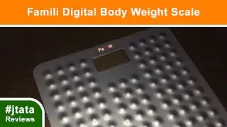 Digital Body Weight Bathroom Scale, Non-Slip , 400lb/180kg, Blue from Famili