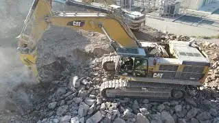 Caterpillar 385C Excavator With Atlas Copco HB10000 Hydraulic Hammer - Sotiriadis Construction Works