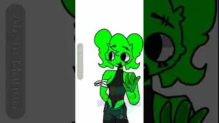 Mixing Red & Green With Chessica and Limez!! #character #art @Limezpatrisya
