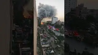 Arshi Shopping Mall ok Fire Karachi Aisha Manzil