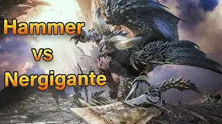 Let's Play Monster Hunter World! Hammer vs Nergigante 4v1 Online Multiplayer on PS4