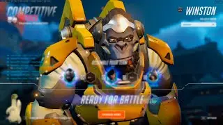 COLOURHEX PRO WINSTON GAMEPLAY - 35 ELIMS! OVERWATCH 2 SEASON 10 TOP 500