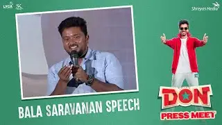 Bala Saravanan Speech @ College Don Movie Press Meet - Hyderabad | Shreyas Media