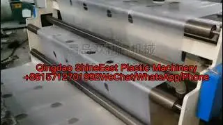 Inline film hole punching drilling perforation machine unit puncher on extruder@plastic machinery