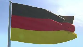 FREE Footage: Germany Flag Waving - No Watermark | Flagge Deutschlands