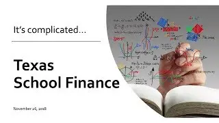 Texas School Finance