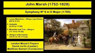 John Marsh (1752-1828) - Symphony N&ordm; 6 in D Major (1796)