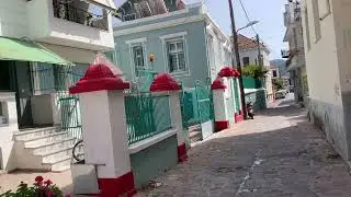 Walking from Mytilini's port to the Statue of Liberty, Mytilini, Lesvos island, Greece