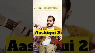Aashiqui 2 Song Guitar Intro | Single String Guitar Lesson | Milne Hai Mujhse Aayi #shorts