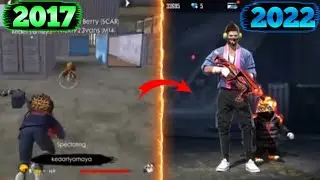 FREE FIRE PLAYER 2017 VS 2022 🔎 SEARCHING FROM 2017 OLD PLAYER UID #shorts