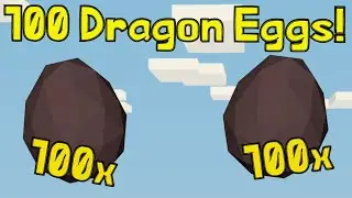 I Opened 100 Dragon Eggs, Here's What I got! (Roblox Islands)