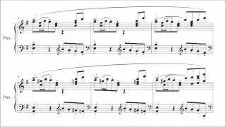 Auguste Descarries &ndash; Pi&egrave;ce pour piano [Score]