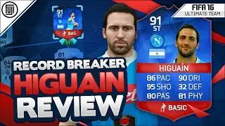 RECORD BREAKER (91) HIGUAIN PLAYER REVIEW! - FIFA 16 Ultimate Team