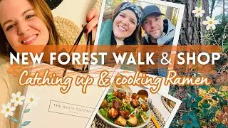 FOREST WALK 🍂& White Company Shop! 🤍Catching up and Cooking! 🧑&zwj;🍳 