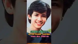 Richie Ricardo, Aktor Paling Ganteng di Era 1980-an Jadi Sampul Buku Anak Sekolah #shortsfeed #aktor