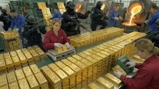 24K Gold Making Process 🔥 | Inside Gold Refinery Factory (Full Documentary)