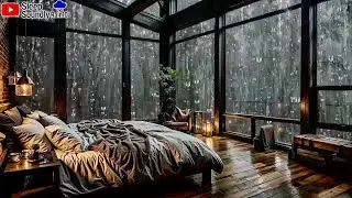 Echoes of rain in a quiet bedroom | perfect atmosphere