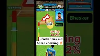 Fully upgraded Bhaskar 45 speed checking in cricket league🔥#cricketleague#bhaskar #speedtest
