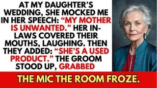 When My Daughter Called Me “Unwanted” At Her Wedding, Her In-Laws Covered Their Mouths, Laughing…