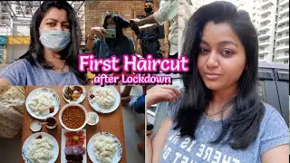 First HAIRCUT after LOCKDOWN | HAIR TRANSFORMATION VLOG | Happy Home Goals