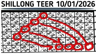SHILLONG TEER 10/01/2026/Common number best house ending line 