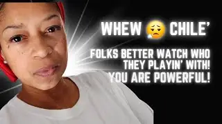FOLK BETTER WATCH WHO THEY PLAYIN' WITH! 🙌✨️🙏👑💜
