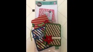 Bigz A2 Striped Card Die 660797 Review, Hints Tutorial and Project Ideas
