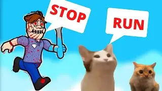 ROBLOX ESCAPE MR. RUSTY'S REPAIR SHOP - Pop Cat And Spoingus