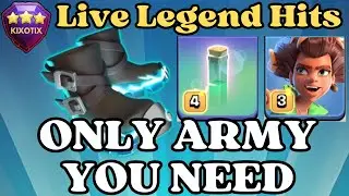 UNSTOPPABLE RC Combo in Legend League | NEW Ground Attack Strategy | Clash of Clans