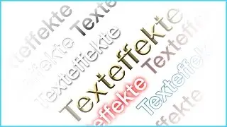 Text Effects - Photoshop Tutorial For Beginners