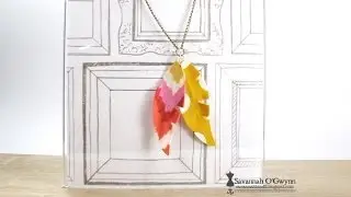 Virtual Smooches: Fabric Feathers (ANOTHER fashion accessory)