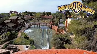 Cataratas Salvajes 🎢 OnRide (POV) | Parque Warner Madrid 2025 (España)