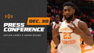MBB | Jaylen Carey & Amari Evans Postgame vs. South Carolina State (12.30.25)